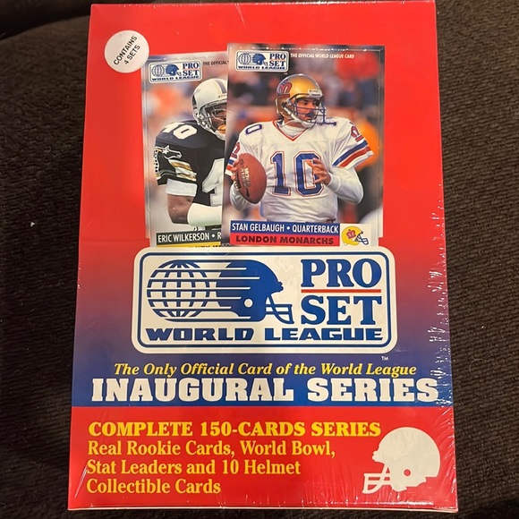 1991 Pro Set World League Inaugural Series Football Card Box - Picture 1 of 4